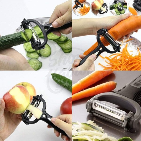 3-in-1 Vegetable Peeler Cyclone Knife