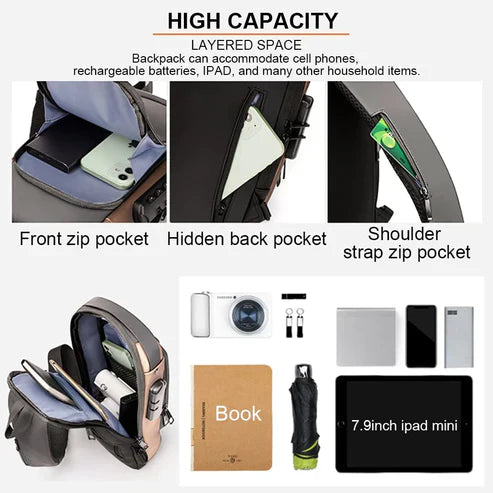 Chest Bag Multifunction Crossbody