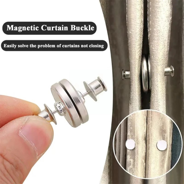 Curtain Pins, Curtain Tiebacks, Magnetic, Gap Resistant, Lace
