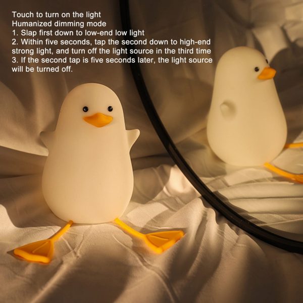 Duck Night Light, Duck Lamp,cute Silicone