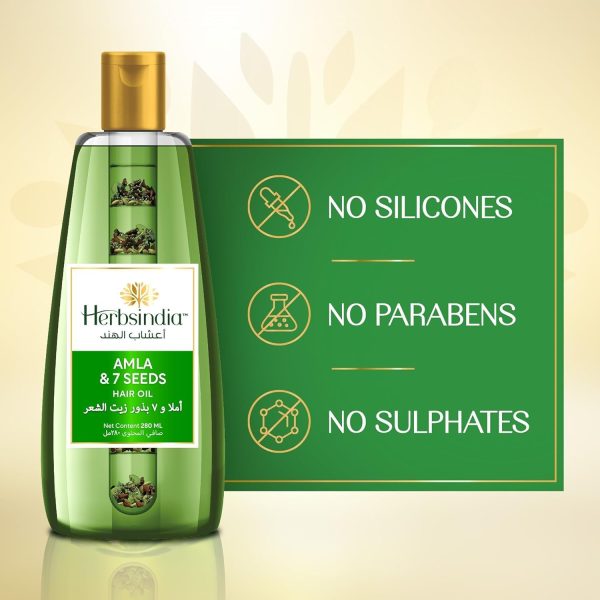 Herbs India Amla & 7 Seeds Hair Oil
