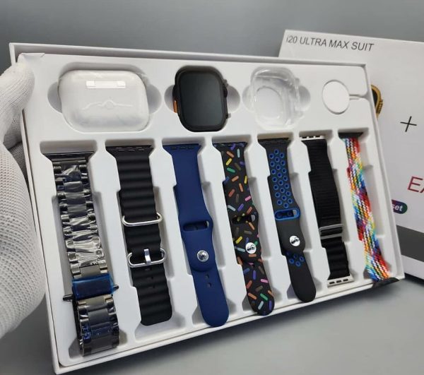 I20 Ultra Max Suit Large Screen With 7 Strips With Airpords2