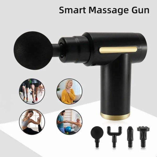 Massage Gun Deep Tissue,Muscle Massager With 4 Massage Heads,