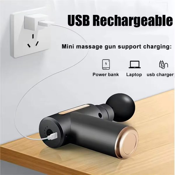 Massage Gun Deep Tissue,Muscle Massager With 4 Massage Heads,
