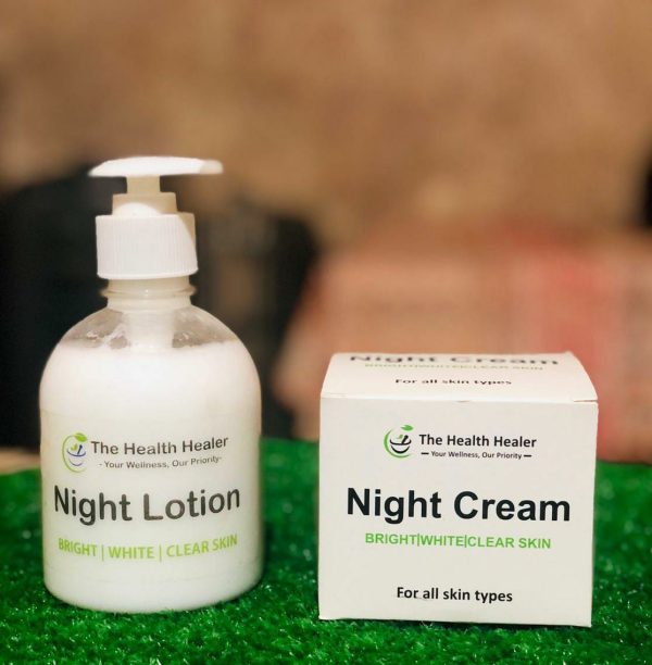 (pack Of 2) Anti Aging Night Cream & Night Lotion Deal