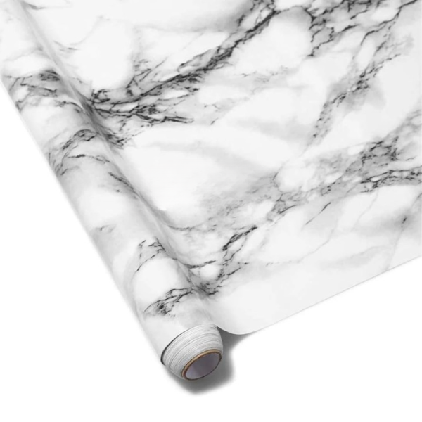 Self Adhesive Black Marble Sheet Sticker For Kitchen,(60×200)