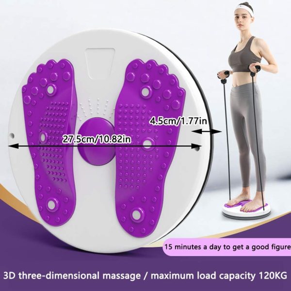 Twisted Waist Plate For Adult – Non-slip Fitness Sports Waist