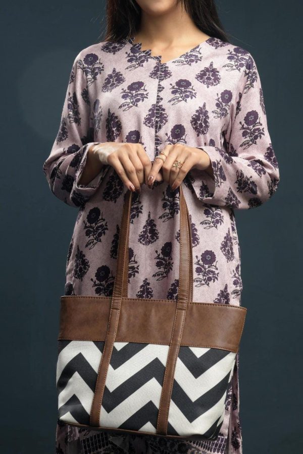 Women’s Pu Leather Printed Tote Bags