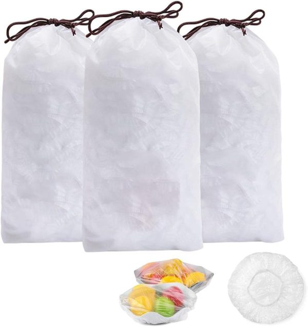 100pcs Disposable Transparent Plastic Food Storage Bags