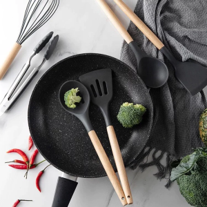 2 Pcs Silicone Cooking Utensils Kitchen Utensil Set
