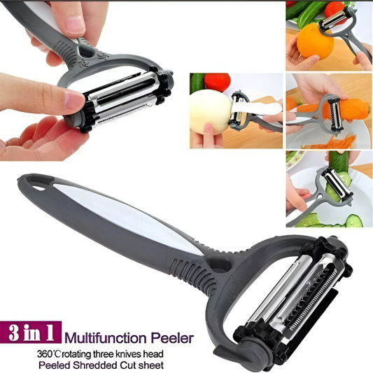 3-in-1 Vegetable Peeler Cyclone Knife