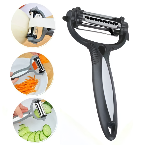 3-in-1 Vegetable Peeler Cyclone Knife