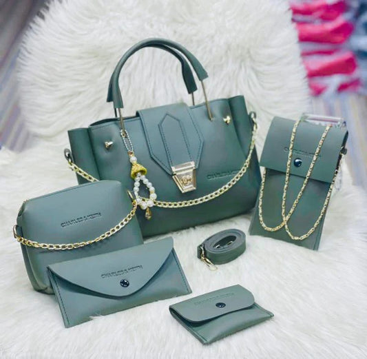 5 Pcs Shoulder Bag Set For Girls Charles & Keith Handbag