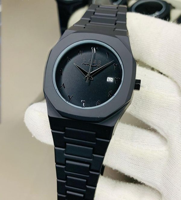 Full Black Aura Quartz Watch , Premium Quality & Finish – Without Box