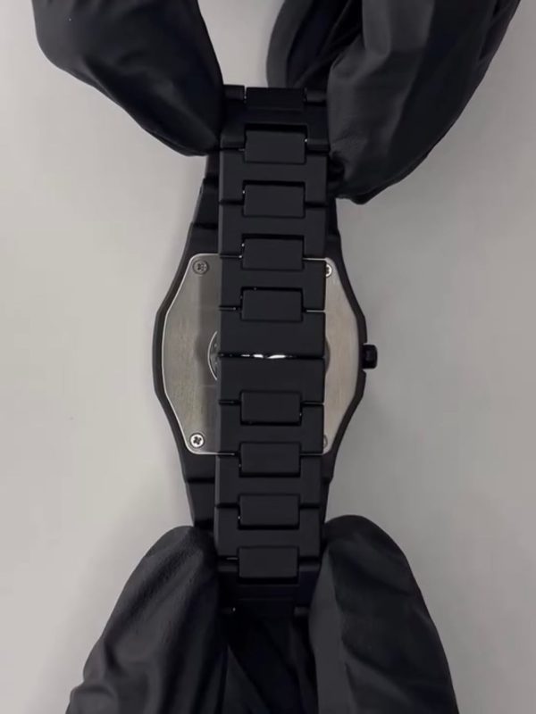 Full Black Aura Quartz Watch , Premium Quality & Finish – Without Box