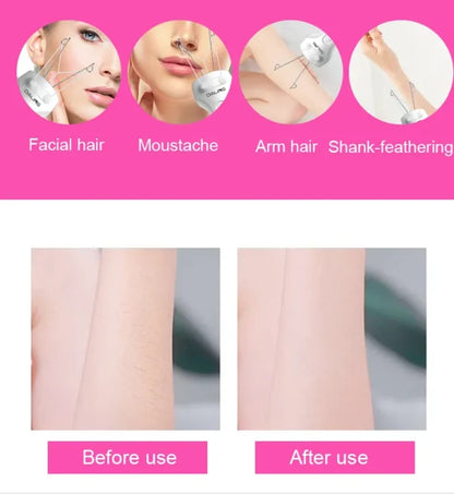 Daling Dl-6009 Portable Women Depilation Epilator Mini Electric Painless Lady’ Hair Remover