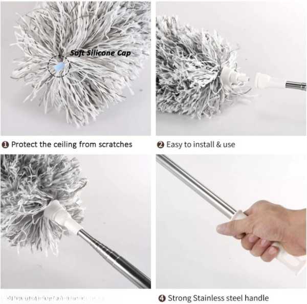 Extendable Telescope Microfiber Fan Duster High Quality