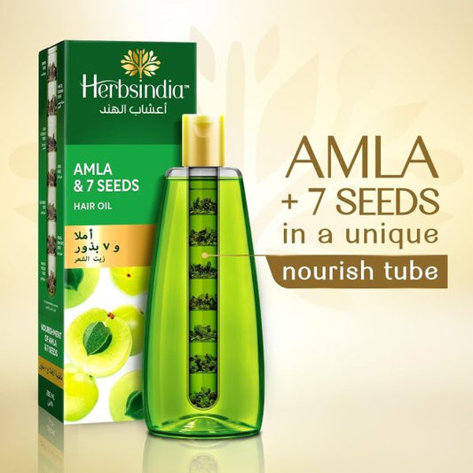 Herbs India Amla & 7 Seeds Hair Oil