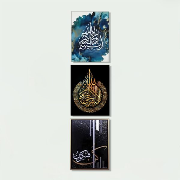 Home Decoration Item 9 Pcs Wall Decor Easy Set Up With Bothside Tape