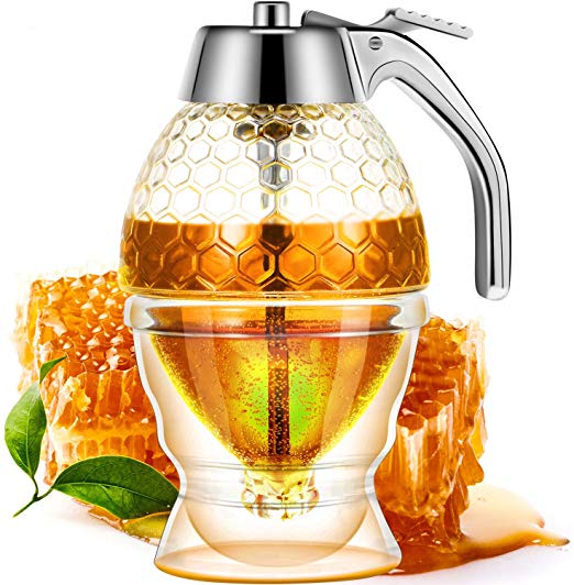 Honey Dispenser Juice Syrup Pot Jar 200ml