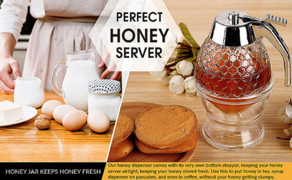 Honey Dispenser Juice Syrup Pot Jar 200ml