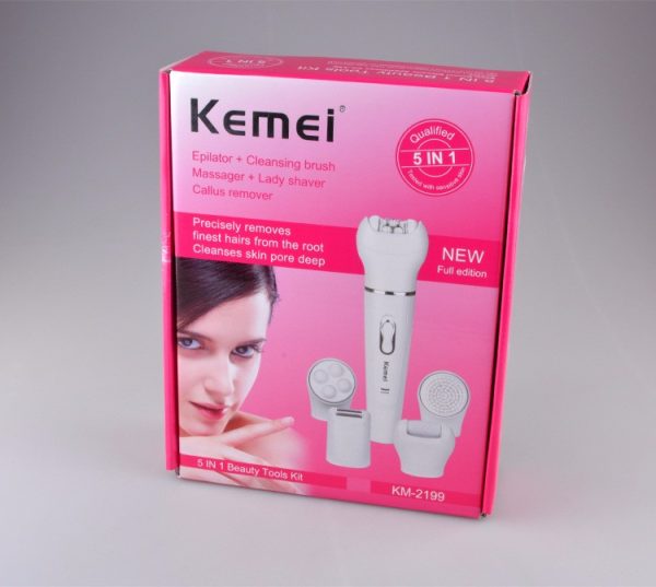 Kemei Km-2199 Electric Ladies Hair Removal Trimmer 5 In 1