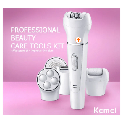 Kemei Km-2199 Electric Ladies Hair Removal Trimmer 5 In 1