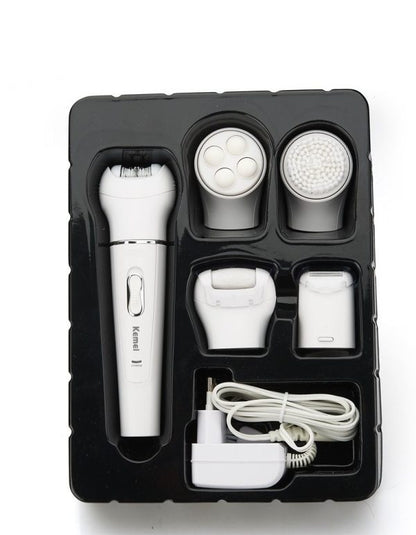 Kemei Km-2199 Electric Ladies Hair Removal Trimmer 5 In 1