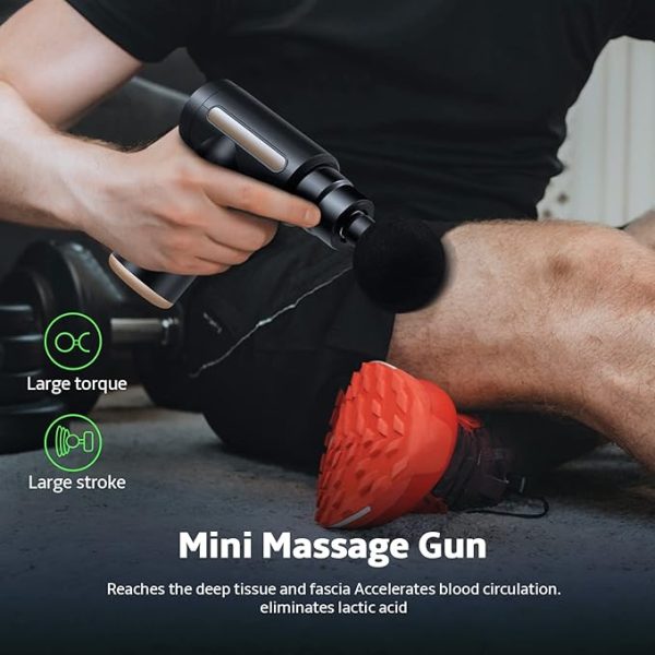 Massage Gun Deep Tissue,Muscle Massager With 4 Massage Heads,