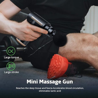 Massage Gun Deep Tissue,Muscle Massager With 4 Massage Heads,