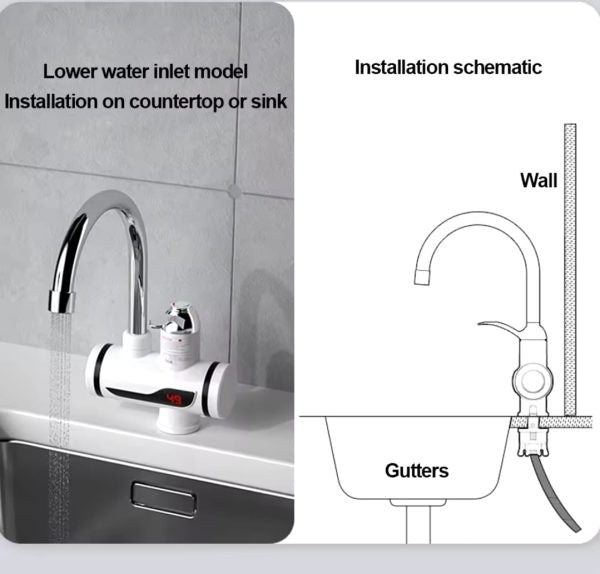 Electric Water Heating Faucet Hot Water (without Shower )
