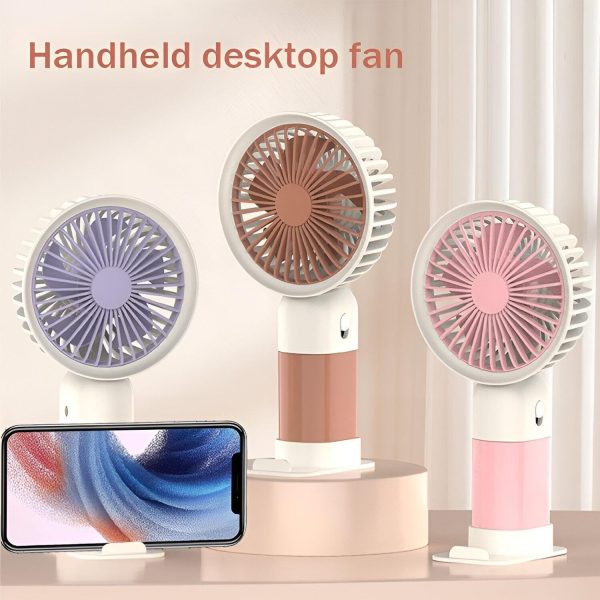 Portable Mini Rechargeable Fan – Single Speed Air Cooler For Summer Use