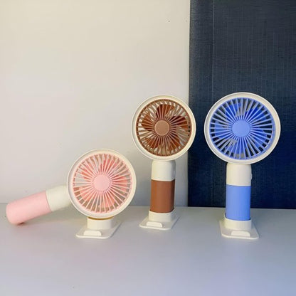 Portable Mini Rechargeable Fan – Single Speed Air Cooler For Summer Use