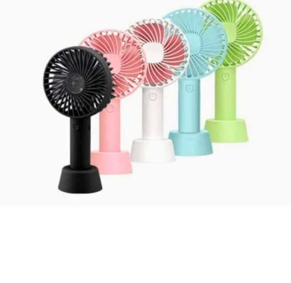 Portable Usb Rechargeable Fan | Handheld 3 Speed Strong Wind