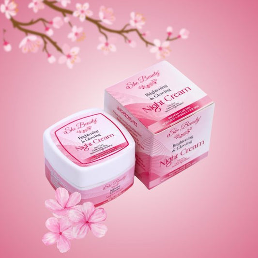 She Beauty Whitening Night Care Cream
