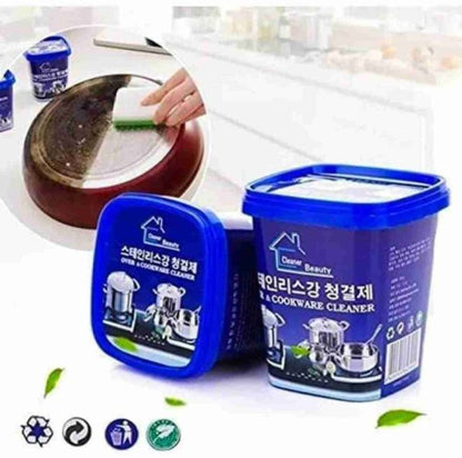 Stubborn Stains Cookware Cleaner | Kitchen Washing Pot Dish Bottom