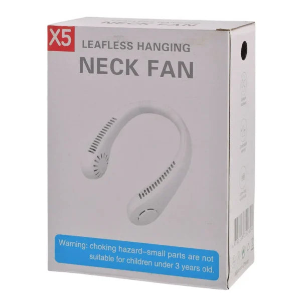 X5 Leafless Hanging Neck Fan With Adjustable Neck Band