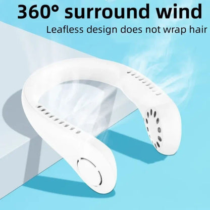 X5 Leafless Hanging Neck Fan With Adjustable Neck Band